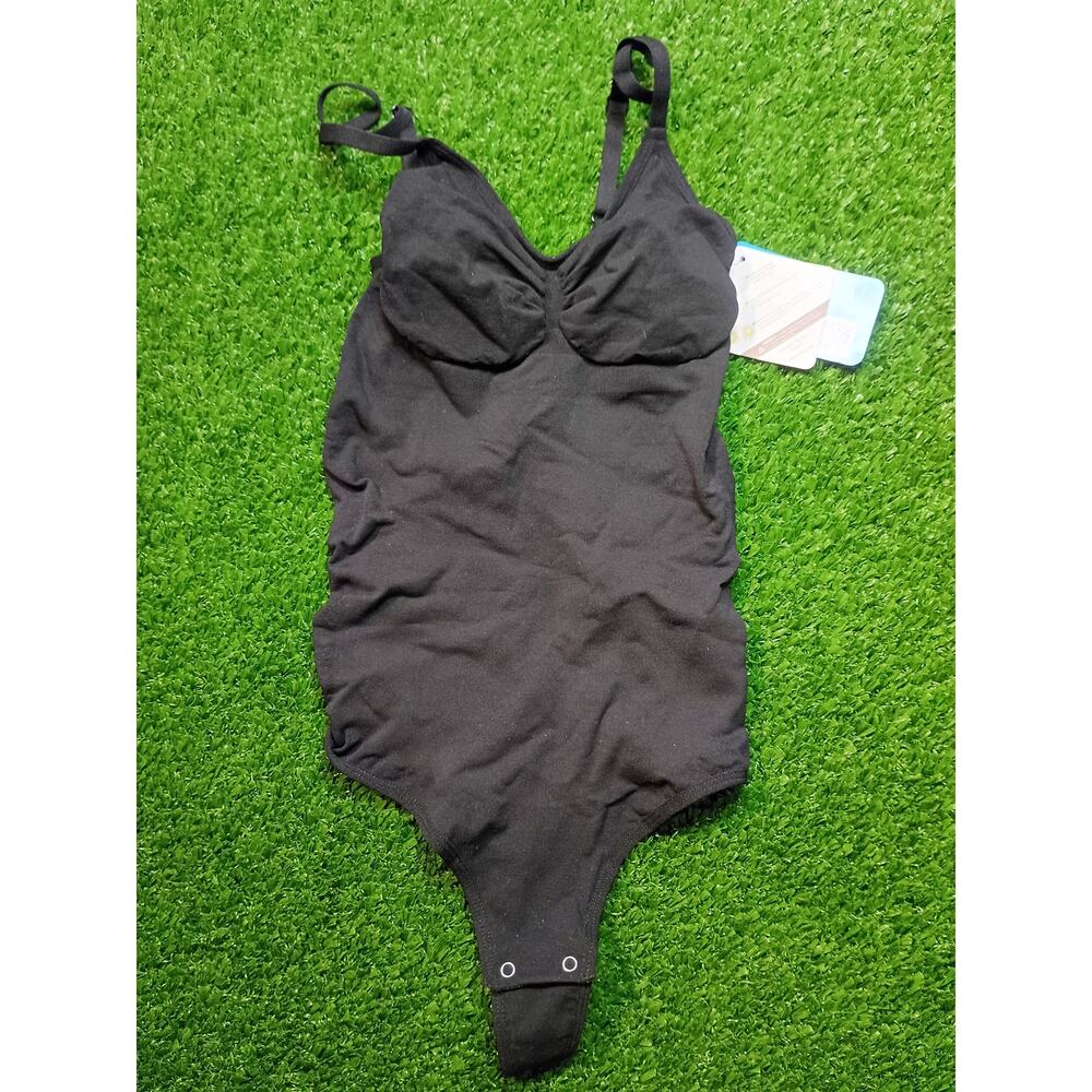 Herslims Black Bodysuit L/XL NWT - Nylon Spandex Shapewear